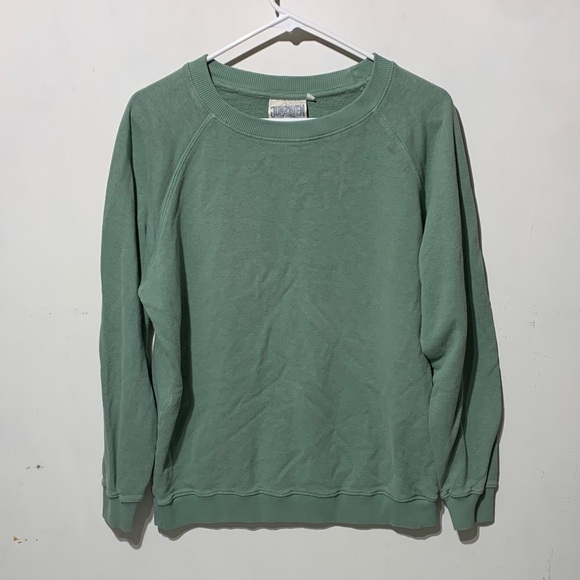 Jungmaven Crewneck Sweatshirt in Sage Green - Picture 3 of 7